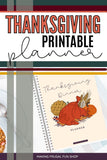 Thanksgiving Printable Planner