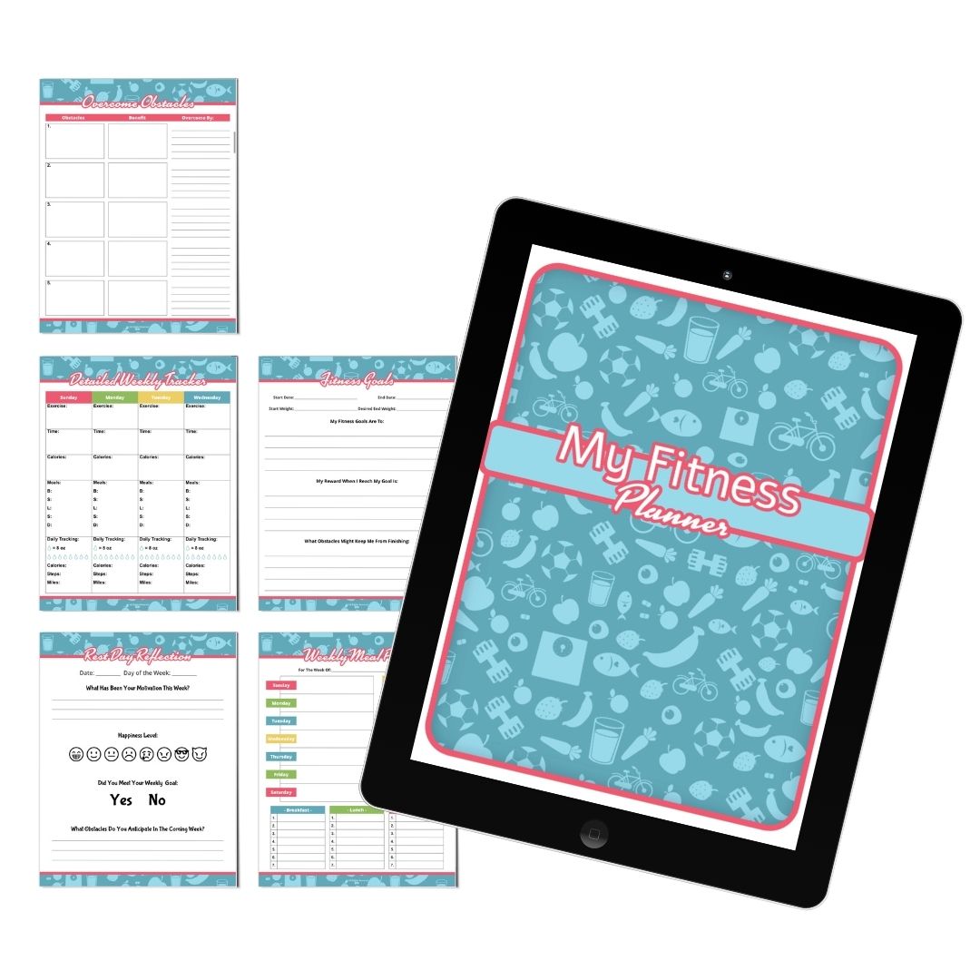 Fitness Planner | Printable Health & Fitness Planner | Printable Worko – Making Frugal FUN Shop fitness-planner-printable-health-fitness-planner-printable-worko-making-frugal-fun-shop