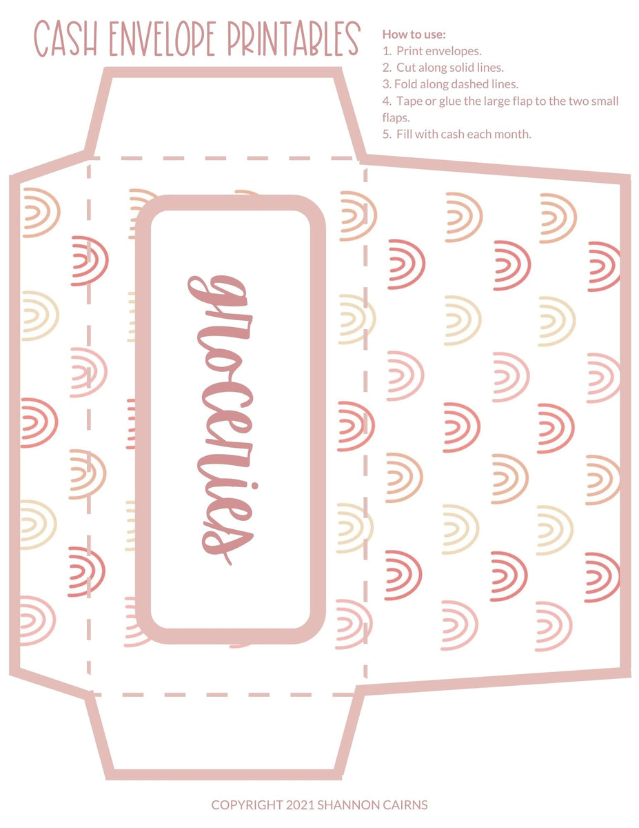 Rainbow (Spring, March) Printable Cash Envelopes – Making Frugal FUN Shop rainbow-spring-march-printable-cash-envelopes-making-frugal-fun-shop