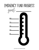 Debt Free Thermometer, Debt Payoff Tracker