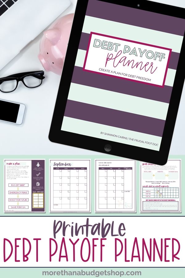Debt Payoff Planner – Making Frugal FUN Shop debt-payoff-planner-making-frugal-fun-shop