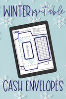 Winter/Christmas Cash Envelope System Printables for Budgeting
