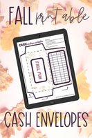 Fall Printable Cash Envelope System for Budgeting