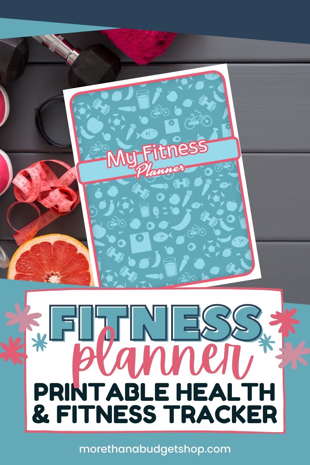 Fitness Planner | Printable Health & Fitness Planner | Printable Worko ...