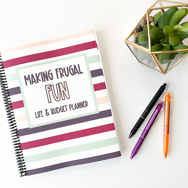 (US Letter Size 8.5x11) Life & Budget Planner : Making Frugal Fun