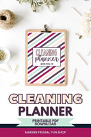 Cleaning Planner - Printable Planner