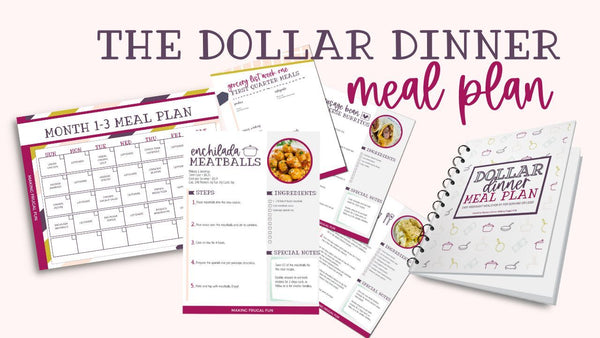 Dollar Dinner Meal Plan (DIGITAL)