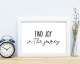 Joy in the Journey - Printable Inspirational Quote