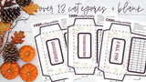 Fall Printable Cash Envelope System for Budgeting